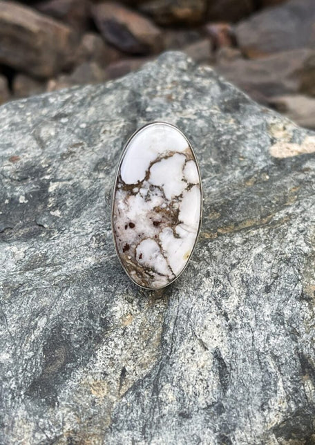 Hand Crafted Plain Bezel Wild Horse Ring