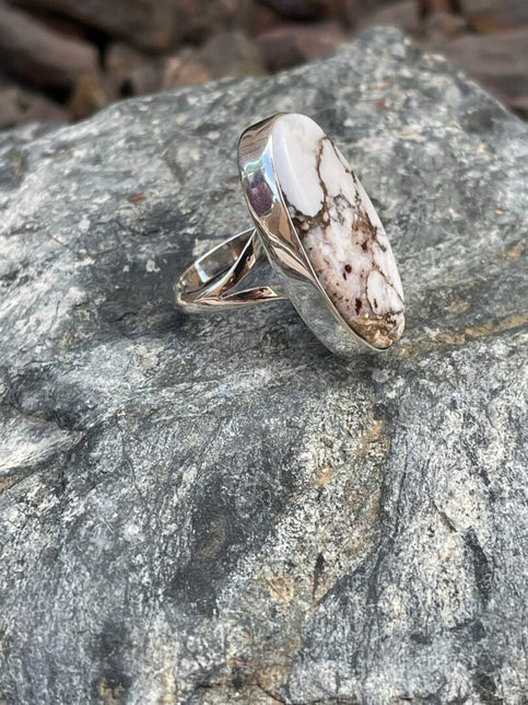 Hand Crafted Plain Bezel Wild Horse Ring